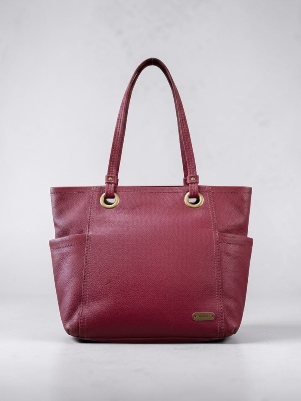 The Sak Leather Tote Shoulder Bag
